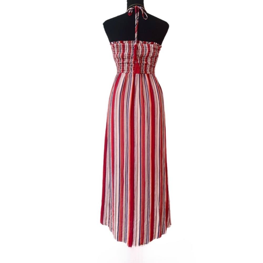 ALTAR’D STATE ~ Red and White Dress w/Elastic Tube Top Design Adjustable Straps - Picture 8 of 11